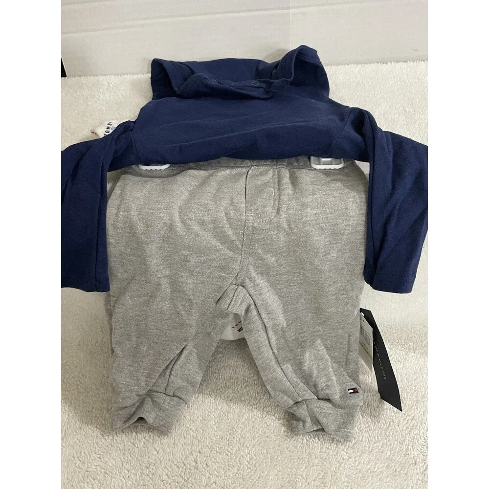 Tommy Hilfiger Infant 3 Piece Set Boy 3-6 Mo NWT